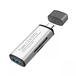 Čtečka karet SPU-CR03 USB-C pro SD, micro SD, USB