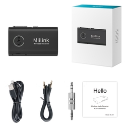 Odbiornik Bluetooth 5.0 Miilink ML100 aptX 20m