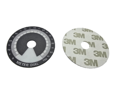Číselník se stupnicí 53 mm s lepidlem TDP06








