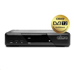 ALMA DVB-T2 HD 2820 přijímač s HEVC DVB-T2 ověřeno