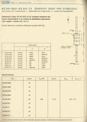 KZ241/10 - dioda zenerova 0,4W  DO35
