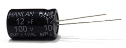 C 12/100V Radial kondenzátor