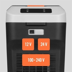 Profesionální kompresorová cestovní chladnička TEESA s funkcí mrazení 25L DC12/24V AC 230V