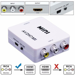 Konvertor AV2HDMI, AV na HDMI, analogové kompozitní video+audio/HDMI