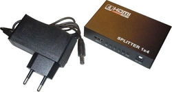 Rozbočovač HDMI 1xIN, 4xOUT, FullHD, s napájením