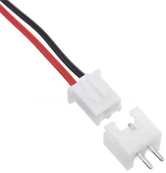 Konektor JST-XH 2pin + kabel 20cm + zdířka JST-XH 2pin