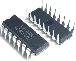 4060 12bit.dvojkový čítač+oscilátor DIP16 /CD4060/