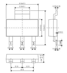 AMS1117-3.3  stabilizátor +3,3V/0,8A SOT-223