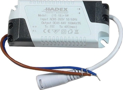 Zdroj-LED driver 15-18W, 230V/45-54V/300mA pro podhled.světla M119-20