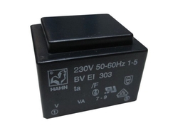 Trafo DPS 1,9VA 1x6V(0,32A)  27,8x32,8x23,8  HAHN