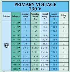 Trafo DPS 2VA 1x12V MYRRA 44123