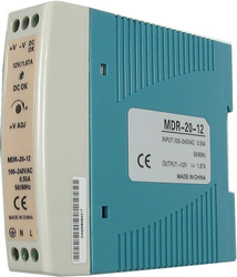 Průmyslový zdroj 12V=/20W spínaný MDR-20-12 na DIN lištu