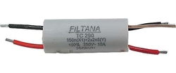 Odrušovací filtr TC290 2x150n+2x2n5 250VAC/10A