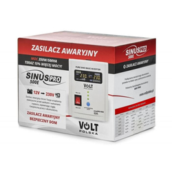 Záložní zdroj - 500VA/350W, 12V/230V UPS, čistá sinus
