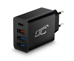 Napáječ, síťový adaptér 2x USB 2.4A 36W QC 3.0 PD 20W/QC 3.0,LTC