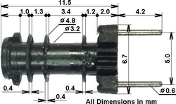 Cívka vf Polfer 208