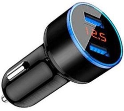 Autoadaptér USB 12V/5V samostatně každé USB 2,1A v součtu max. 3,1A