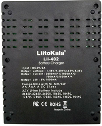 Nabíječka LiitoKala Lii-402, 1-4x pro Li-Ion, Li-pol, Ni-MH, Ni-Cd