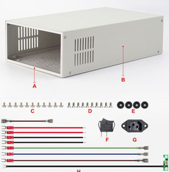 Krabice S800 ke zdrojům Riden RD60xx, bez ventilátoru