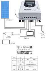 Solární regulátor MPPT MPJ60A, 12-24V/60A