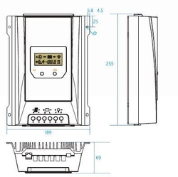 Solární regulátor MPPT Lumiax 4010, 12-24V/40A