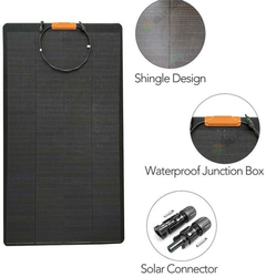 Fotovoltaický solární panel 12V/120W, SZ-120-36MF, flexibilní