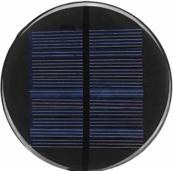 Fotovoltaický solární panel mini 5V/110mA, průměr 90mm