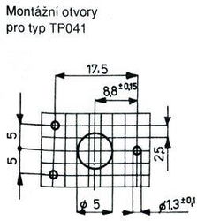 6k8 - TP041, trimr lakosazový ležatý, RM=10x17,5mm