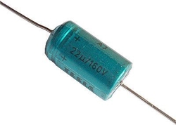 22uF/160V TF013, elektrolyt.kondenzátor axiální