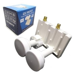 WHITE LEOPARD LINE LNB MONO TWIN 0,1dB 