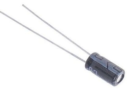 4u7/50V 105° 5x11x1,5mm, elektrolyt.kondenzátor radiální