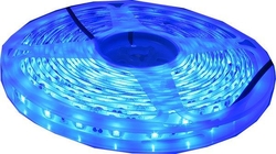 LED pásek 10mm modrý, 60x LED5730/m, IP65, cívka 5m