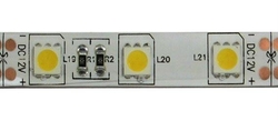 LED pásek 10mm, bílý teplý, 60xLED5050/m, IP65, cívka 5m