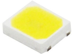 LED SMD 2835 bílá teplá 3000K, 55lm/ 0,5W 120°