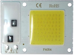 LED 10W, bílá 6000K, 1000lm, 120°, napájení 230VAC