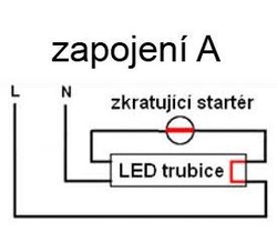 Zářivka LED T8 120cm 230VAC/18W, denní bílá