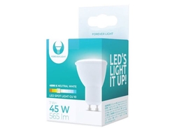 Žárovka LED GU10,  230V/7W, 4500K, 565lm, Forever Light