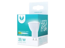 Žárovka LED GU10,  230V/3W, 4500K, 245lm, Forever Light