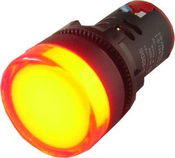 Kontrolka 230V LED 29mm AD16-22DS, červená