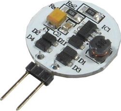 Žárovka LED G4, 12xSMD bílá teplá, 12V/1,5W