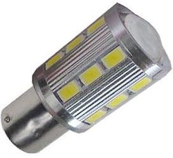 Žárovka LED BaY15D 10-30V/5W červená, brzdová/obrysová