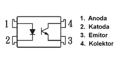 PC817B optočlen 5kV CTR 130-260% DIP4     =KP1010B