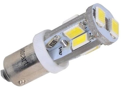 Žárovka LED Ba9S 12V/4W bílá, 10xSMD5630