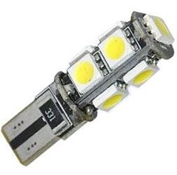 Žárovka LED T10 12V/2,3W ,bílá, CANBUS, 9xSMD5050