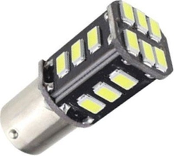 Žárovka LED Ba15S 12V/3W, bílá,CANBUS, 18xSMD5730