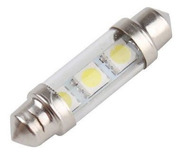 Žárovka LED SV8,5-8 sufit 36mm 12V/1W bílá, 3xSMD5050