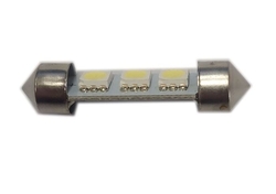 Žárovka LED SV8,5-8 sufit 39mm 12V/1W, bílá, 3xSMD5050