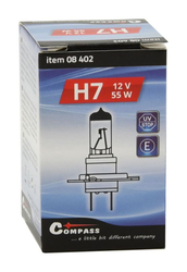 Žárovka halogen H7 12V/55W, Compass,  patice PX26T