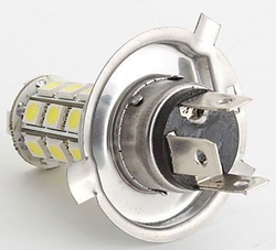 Žárovka LED H4 12V/5W, bílá, 27xSMD5050