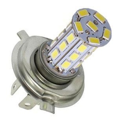 Žárovka LED H4 12V/6W, bílá, 27xSMD5730